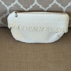 Vintage Mountain Dell Ivory White Woven Women’s Clutch By The Terry Co.